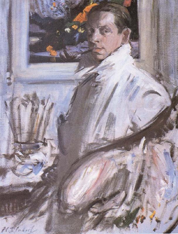 Francis Campbell Boileau Cadell Self-Portrait oil painting image